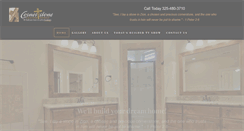Desktop Screenshot of cornerstonebuilthomes.com